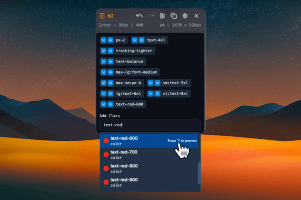 ⚡ Search & Preview Any Class